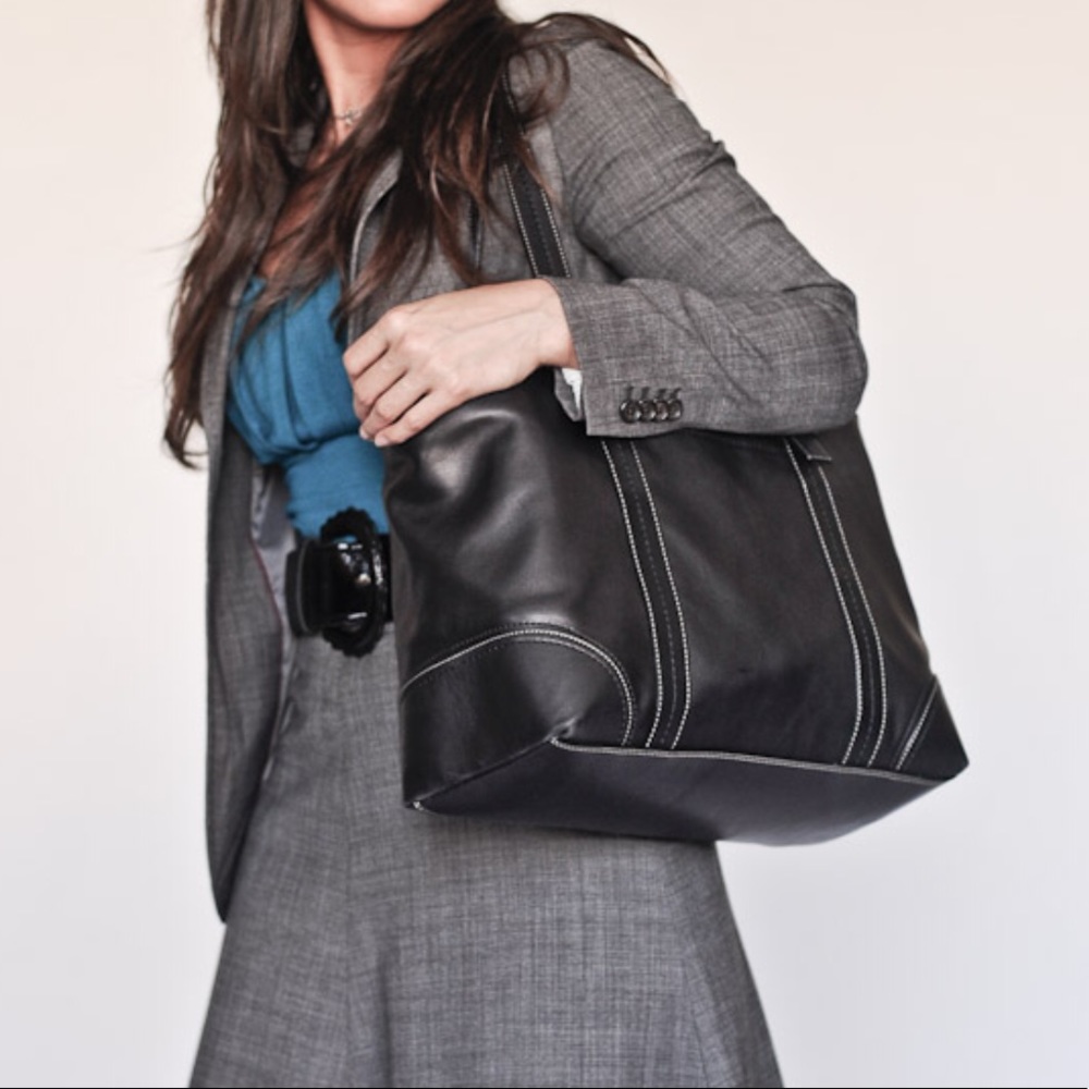 Coach Hampton Black Tote Bag